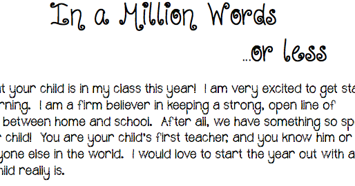 One million word essay image