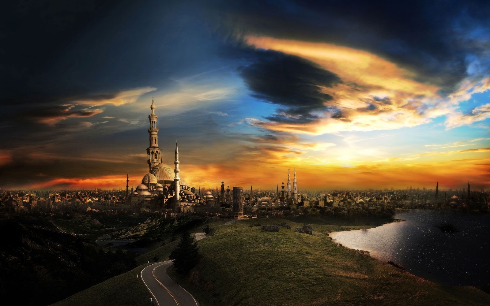 صور خلفيات اسلامية جديدة 2016