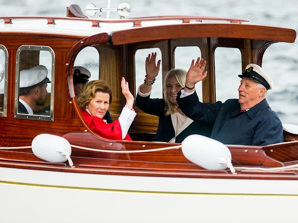 King Harald, Queen Sonja, Crown Prince Haakon and Crown Princess Mette-Marit visited Kristiansand,