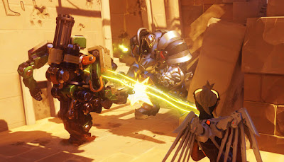 Spesifikasi PC Untuk Overwatch (Activision Blizzard) Spesifikasi PC Untuk Overwatch (Activision Blizzard) Sinopsis Untuk pertama kalinya dalam beberapa tahun belakangan ini, Blizzard Entertainment akhirnya mengumumkan proyek game terbaru mereka yang orisinal, tanpa ada kaitannya dengan Orc, Elf berkulit biru, atau "BlablablaCraft". Dan bukan juga tentang pasukan demon yang menghancurkan kota kecil yang tidak dikenal. Proyek game terbaru mereka ini dinamakan sebagai Overwatch. Overwatch adalah game team-based multiplayer online shooter, yang menampilkan gaya visual yang unik dan sebuah konsep permainan yang penuh dengan aksi pertarungan dan peperangan intens. Dari tampilan luarnya, Overwatch terlihat sangat menawan. Game ini tampil sebagai permainan yang difokuskan pada PvP antara tim yang sepintas mempunyai kemiripan dengan konsep Team Fortress 2 buatan Valve. Pihak Blizzard menjelaskan Overwatch sebagai sebuah game yang penuh dengan aksi yang berkelas. Seluruh pertarungan dalam Overwatch mengambil setting di dunia futuristik. Diceritakan bahwa dalam sebuah era krisis global, sebuah pasukan elit dikumpulkan untuk menjaga perdamainan dunia dan dinamakan sebagai Overwatch. Setelah bertahun-tahun lamanya, pengaruh Overwatch terhadap perdamaian dunia semakin berkurang, dan pada akhirnya grup ini dibubarkan. Meskipun Overwatch sekarang ini hanya menjadi sebuah legenda, tetapi dunia masih membutuhkan para hero baru yang dapat menjaga kedamaian untuk seterusnya. Dan di