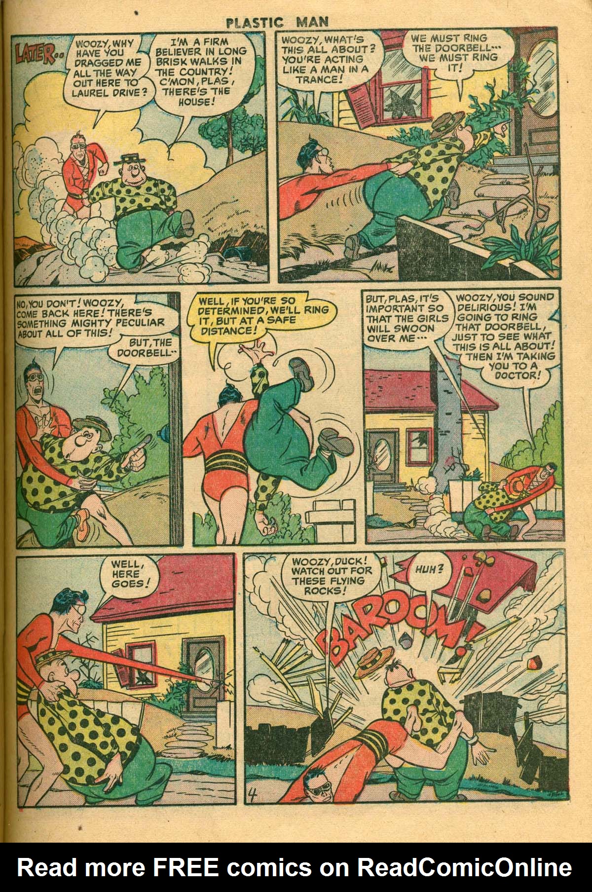 Read online Plastic Man (1943) comic -  Issue #27 - 29