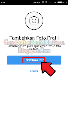 masuk instagram baru