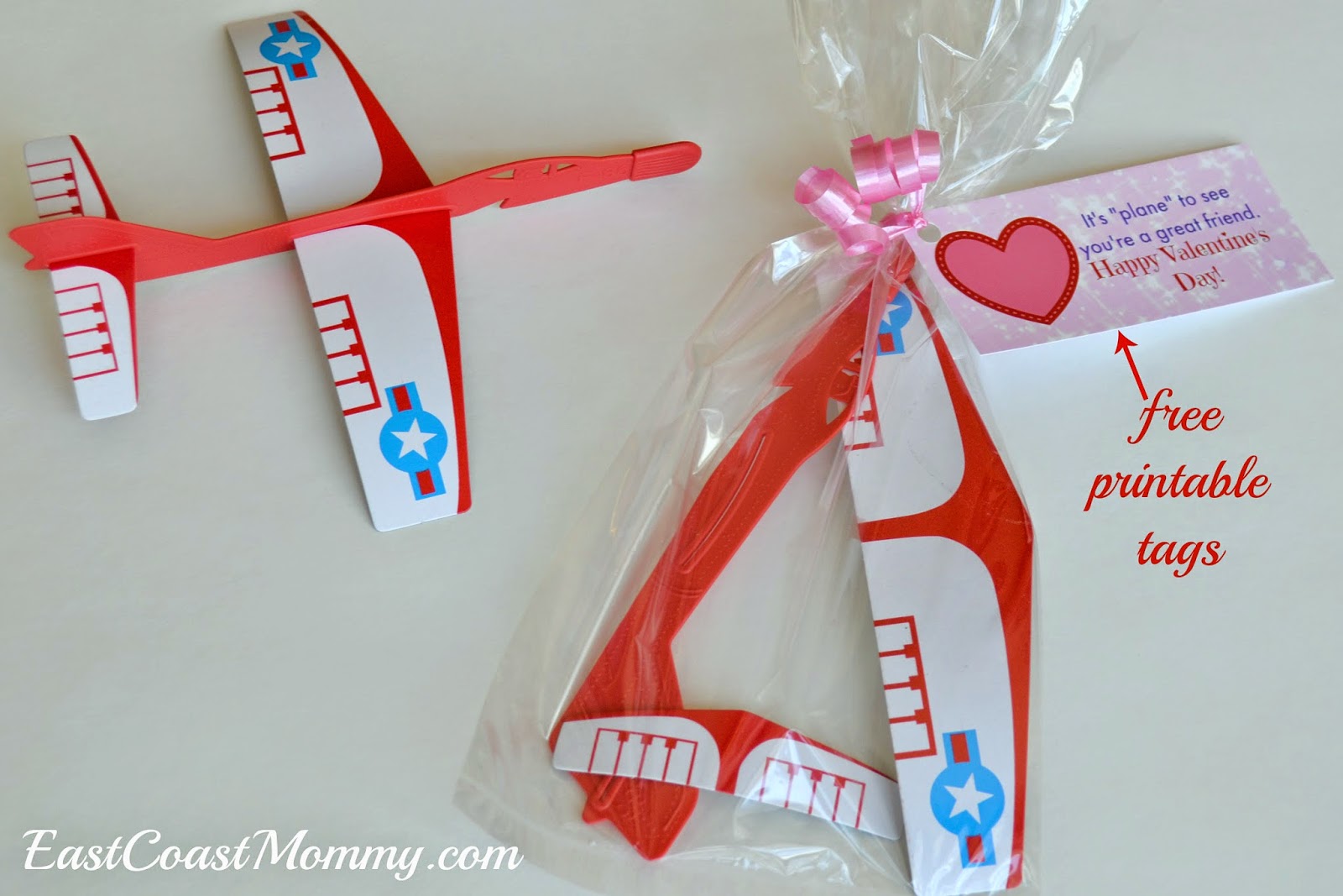 Free Printable Valentine Airplane