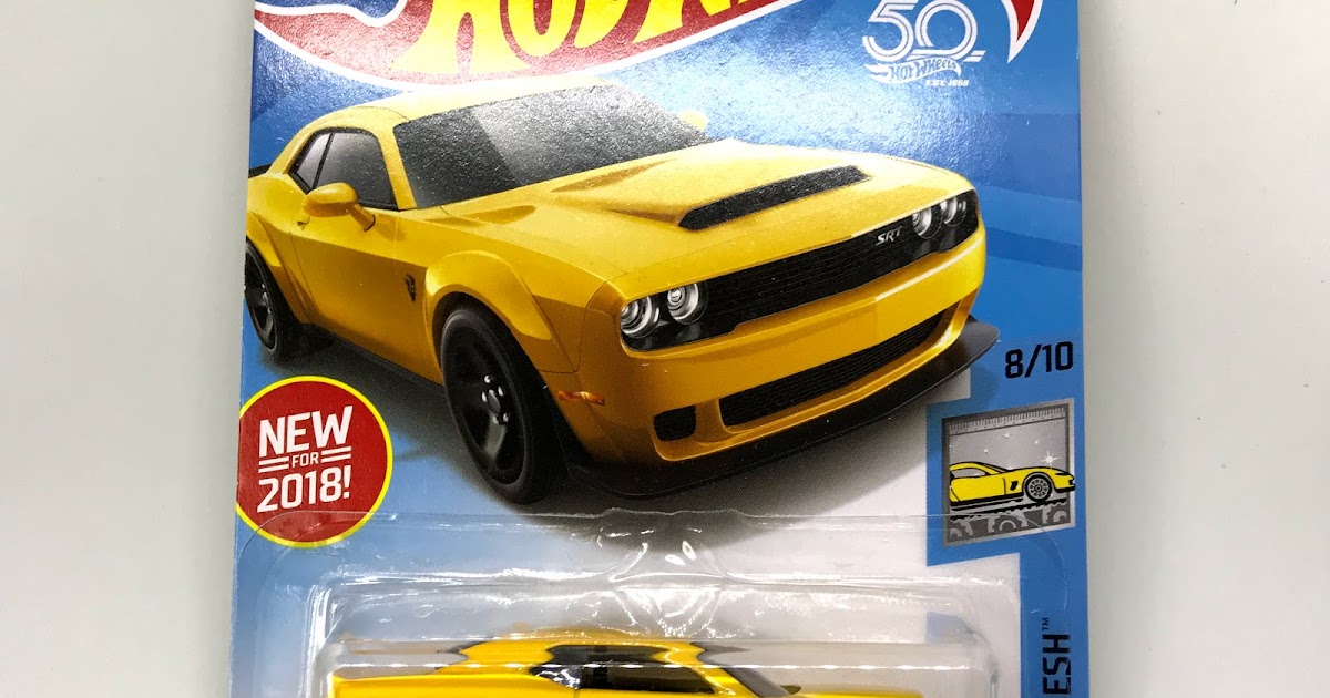 JULIAN'S HOT WHEELS BLOG: 2018 Dodge Challenger SRT Demon (New for 2018