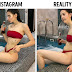 Fotos mostrando as mentiras que todos contam nas redes sociais
