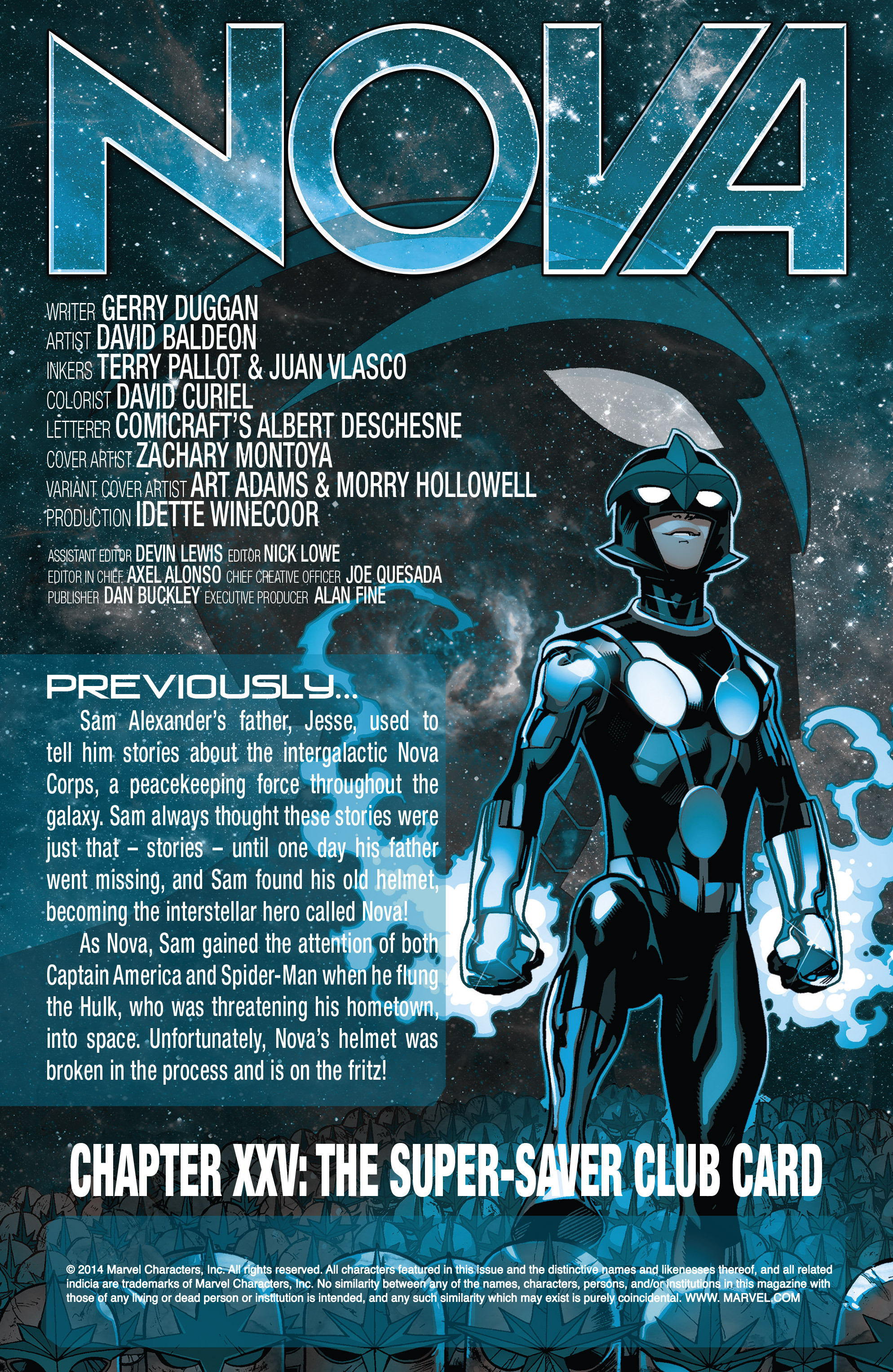 Read online Nova (2013) comic -  Issue #25 - 2