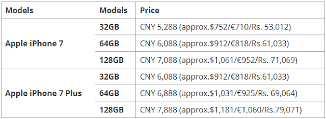 apple iPhone 7 price list by Techgot apple iPhone 7 price list by Techgot