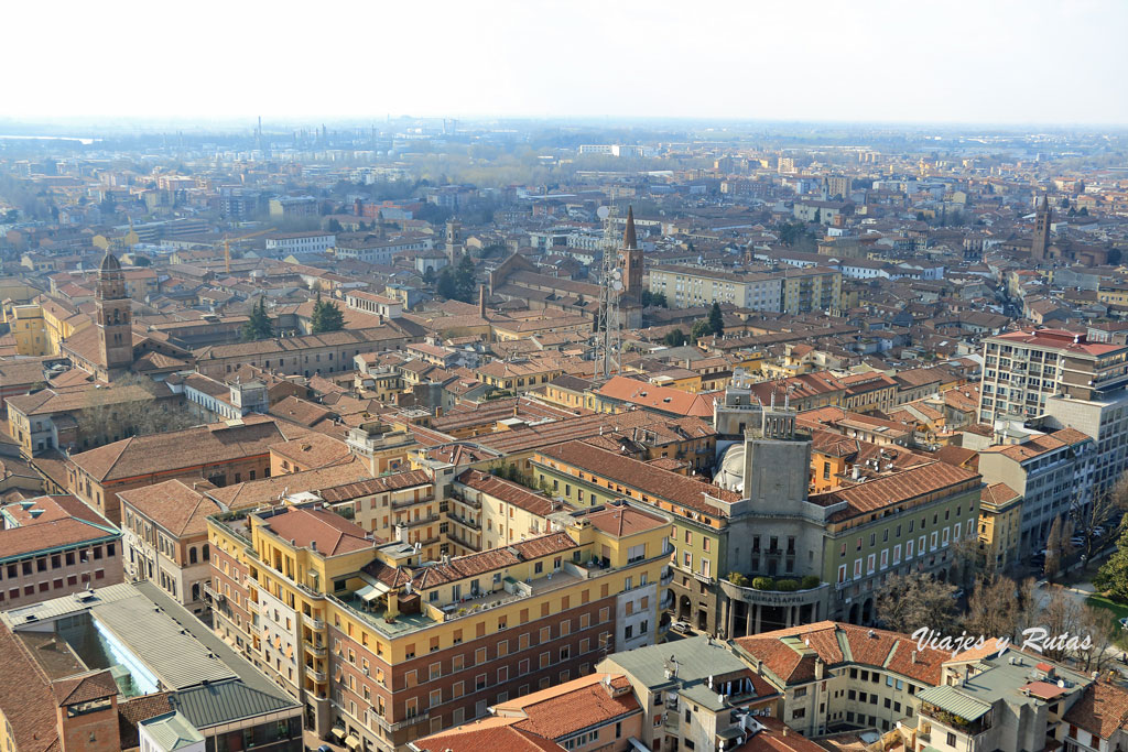 Vistas desde el Torrazo de Cremona