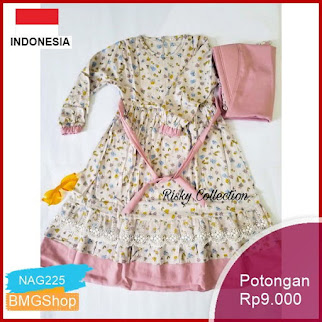 NAG225 Baju Anak Perempuan Usia 1 10 Tahun Bahan Bmgshop