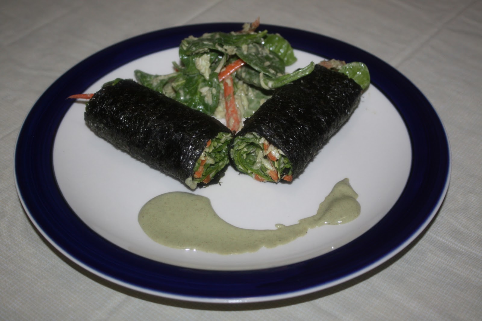 Recipes and Tips To Fight M.S. Raw Vegan Nori Roll