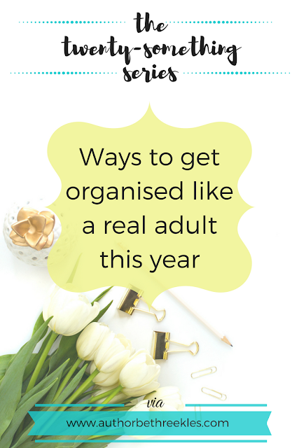 In this post, I share a few ways you can start getting organised and feel like a real, responsible, self-sufficient adult