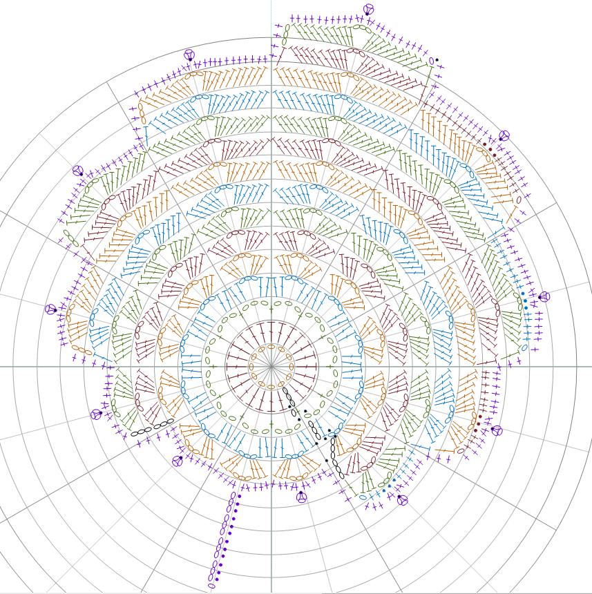 The Unknown Orchard: Fall Leaf Written Pattern & Stitch Diagram Update