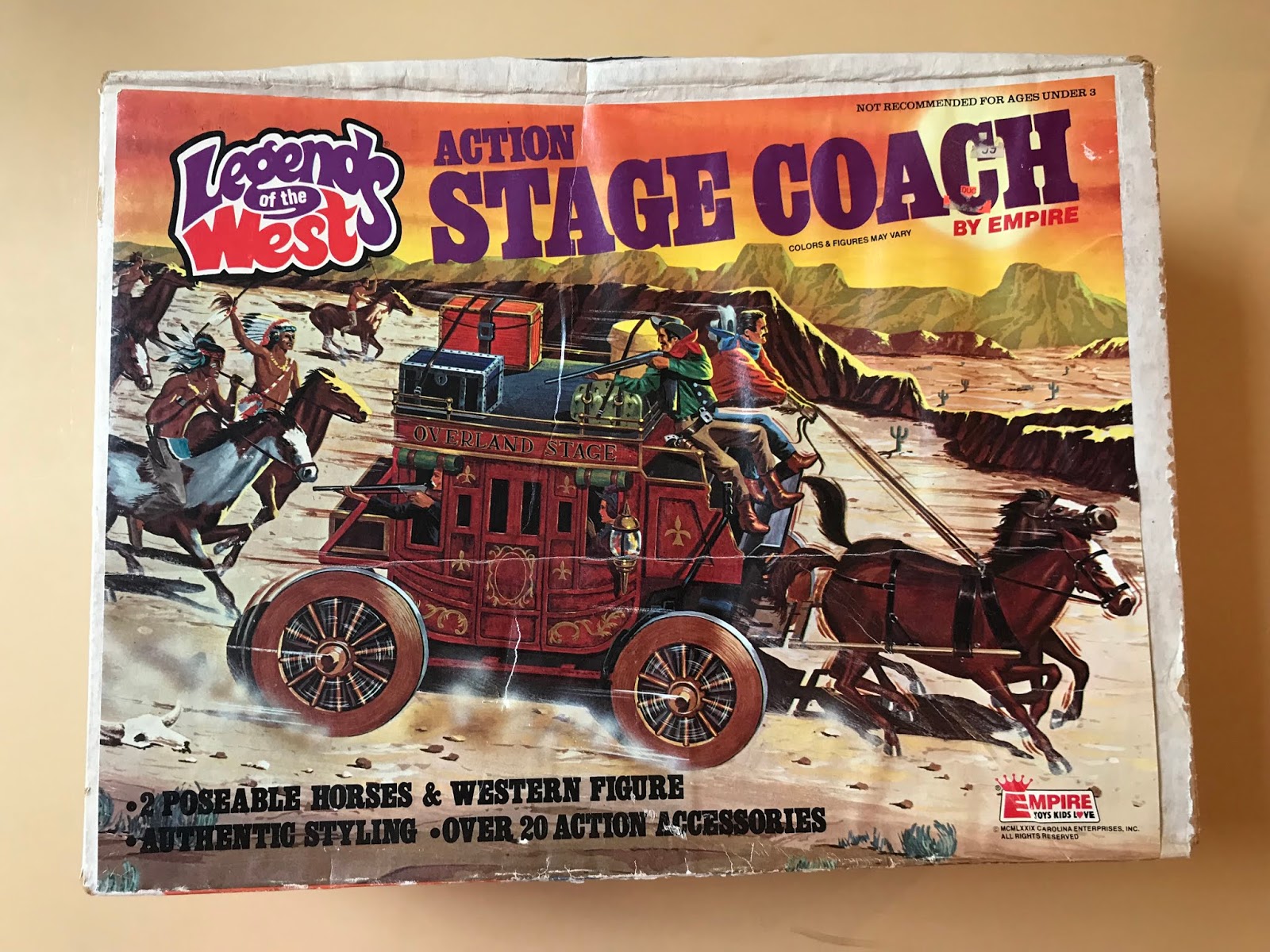 G.I. Jigsaw Empire Toys Legends of the West Stagecoach