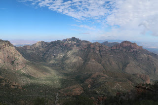 View from the Northeast Rim at big bend national park