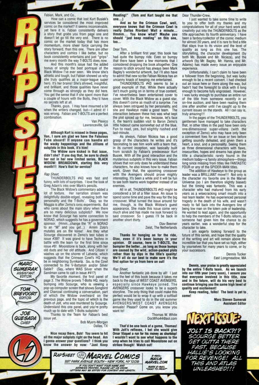 Read online Thunderbolts (1997) comic -  Issue #46 - 22