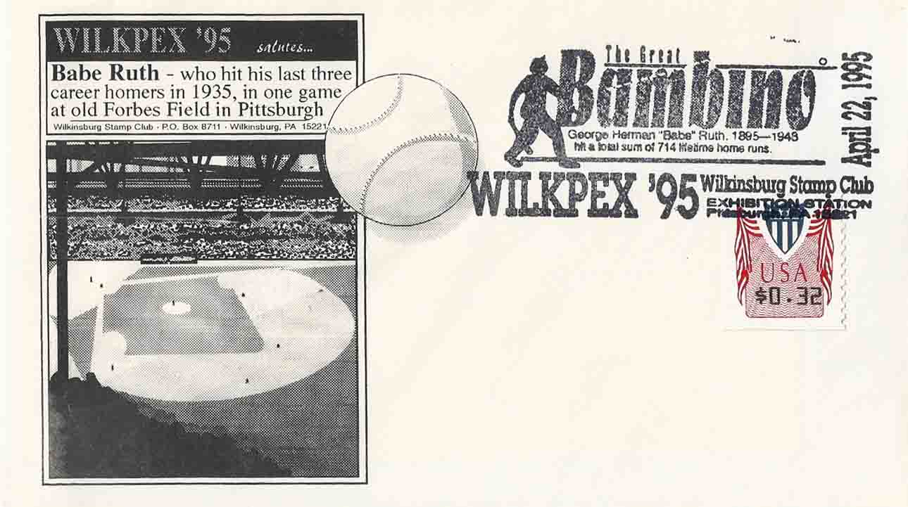 Baseball Stamps & Postmarks Wilkpex Pittsburgh Baseball Stamps & Postmarks Wilkpex Pittsburgh