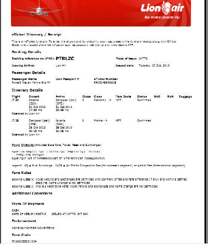 Populer 38+ Cara Print Tiket Lion Air Yang Sudah Berangkat