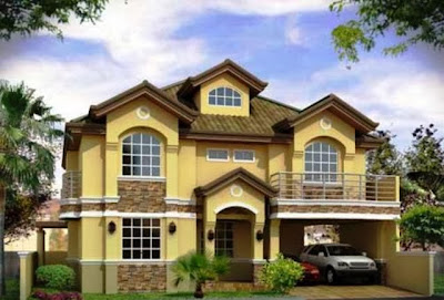 Download Model Rumah Gaya Eropa Background