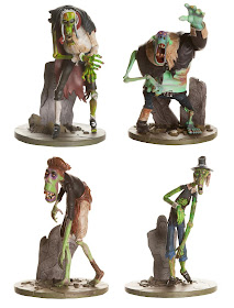 ParaNorman Action Figures by Huckleberry - Zombie Judge, Zombie Lemuel, Zombie Amelia & Zombie Will