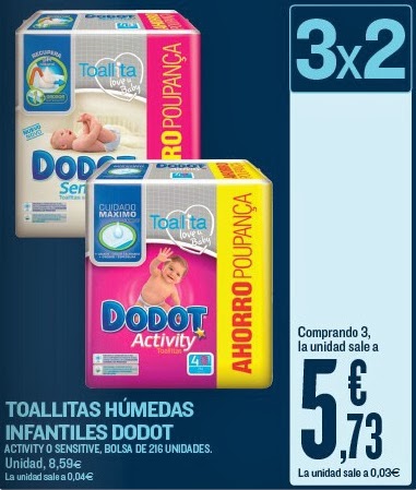 pañales dodot 3x2