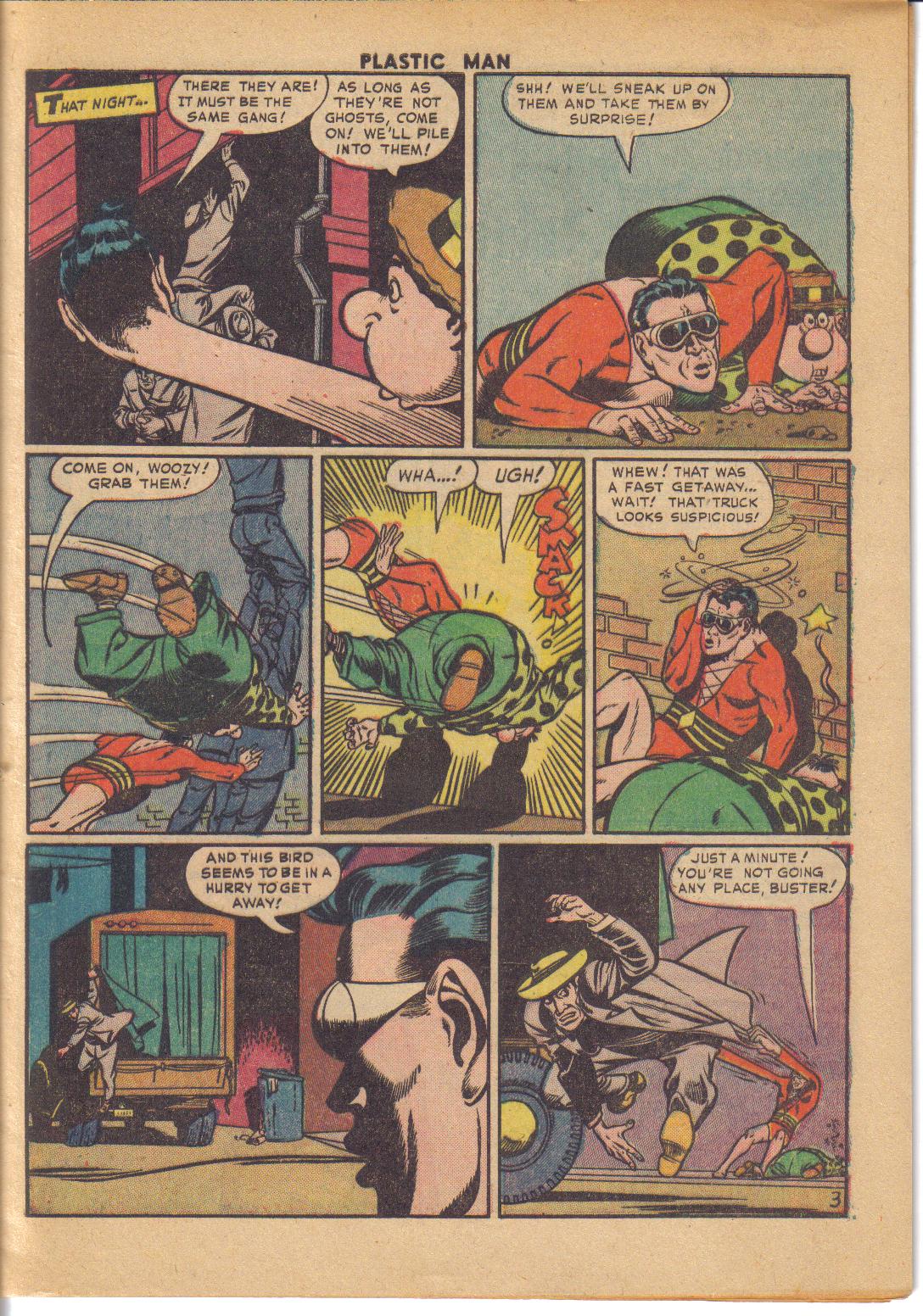 Read online Plastic Man (1943) comic -  Issue #33 - 5