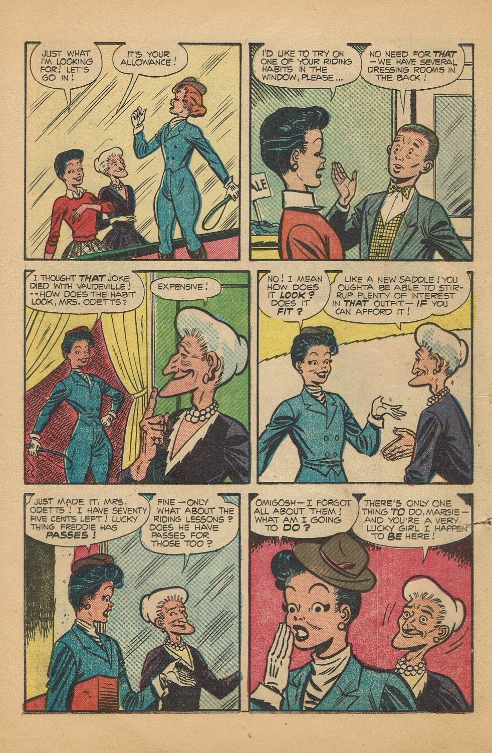 Read online My Little Margie (1954) comic -  Issue #7 - 19