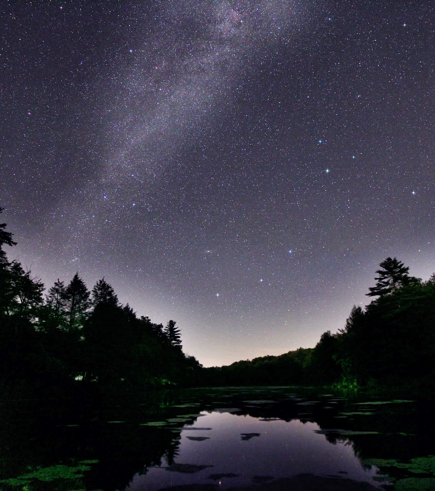 Astrophotography Blog: Milky way over lake and star reflection