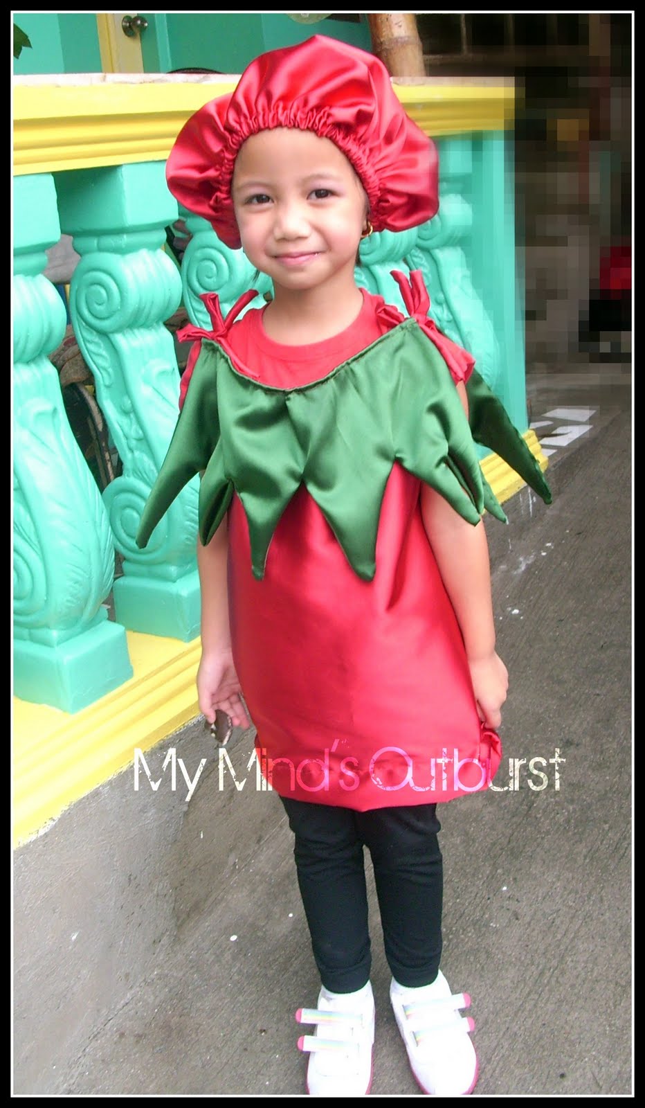 My Mind's Outburst DIY Tomato Costume for Kids
