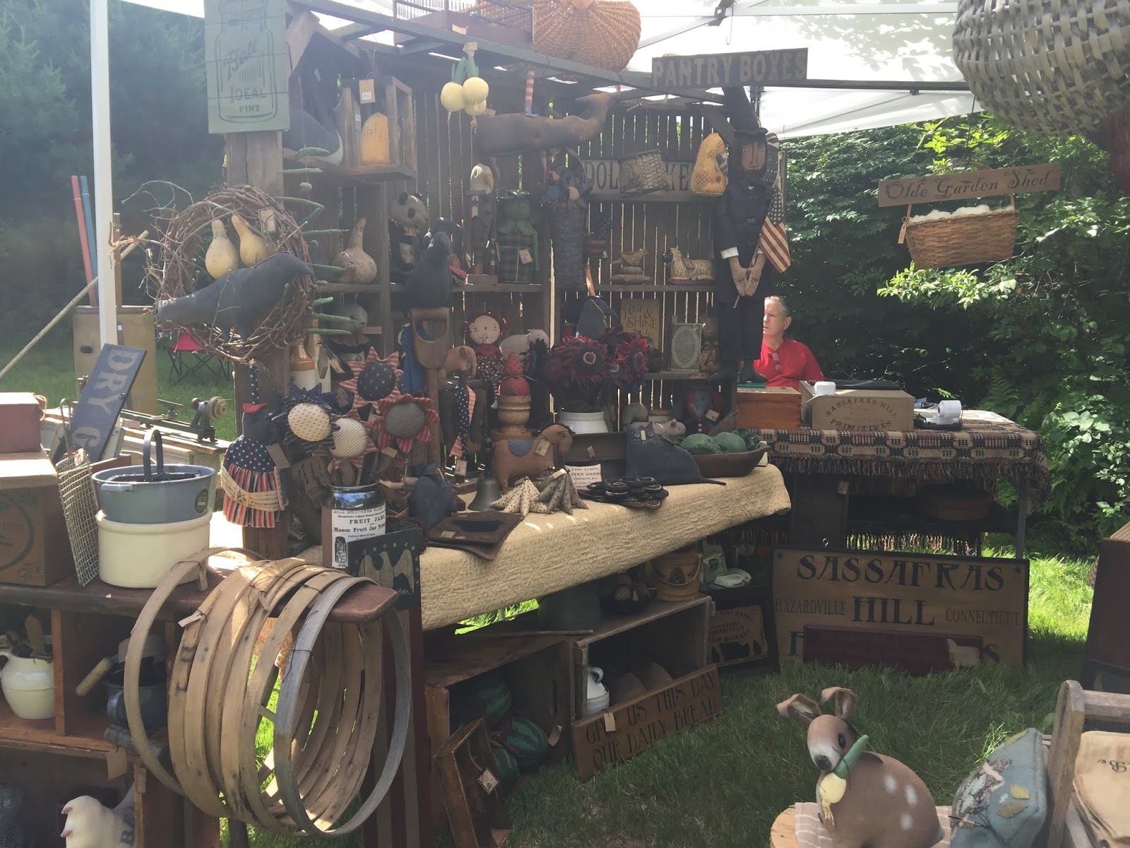 Sassafras Hill Primitives Blog Show Pics from Walker Homestead