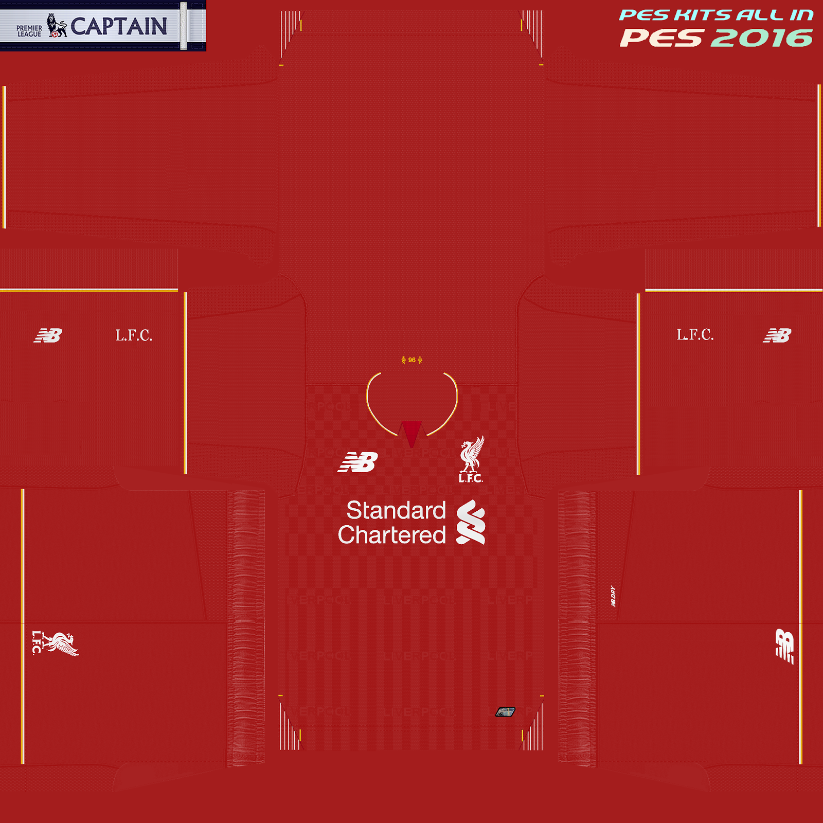 PESEDIT2016: LIVERPOOL FC PES 2016 PS41600 x 1600