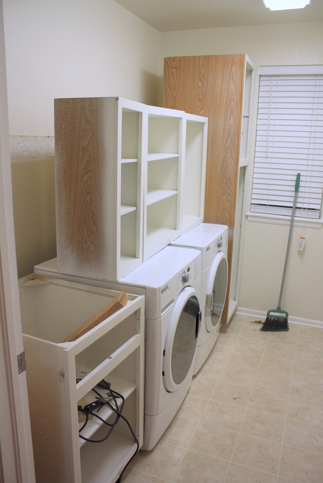 Tanner Projects Laundry Room Demolition and REplanning