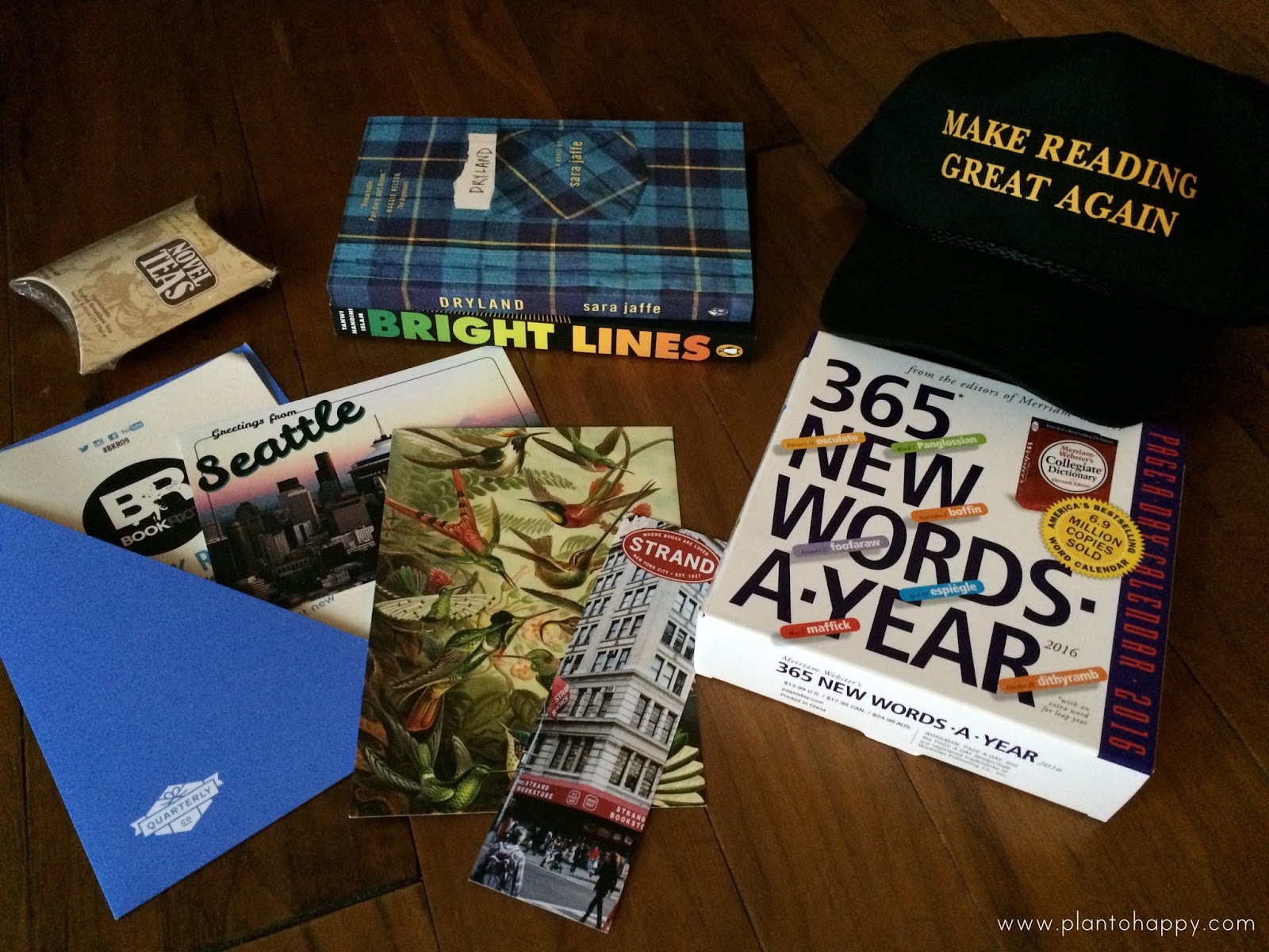 Plan to Happy Quarterly Book Riot BKR09 {Subscription Box Review}