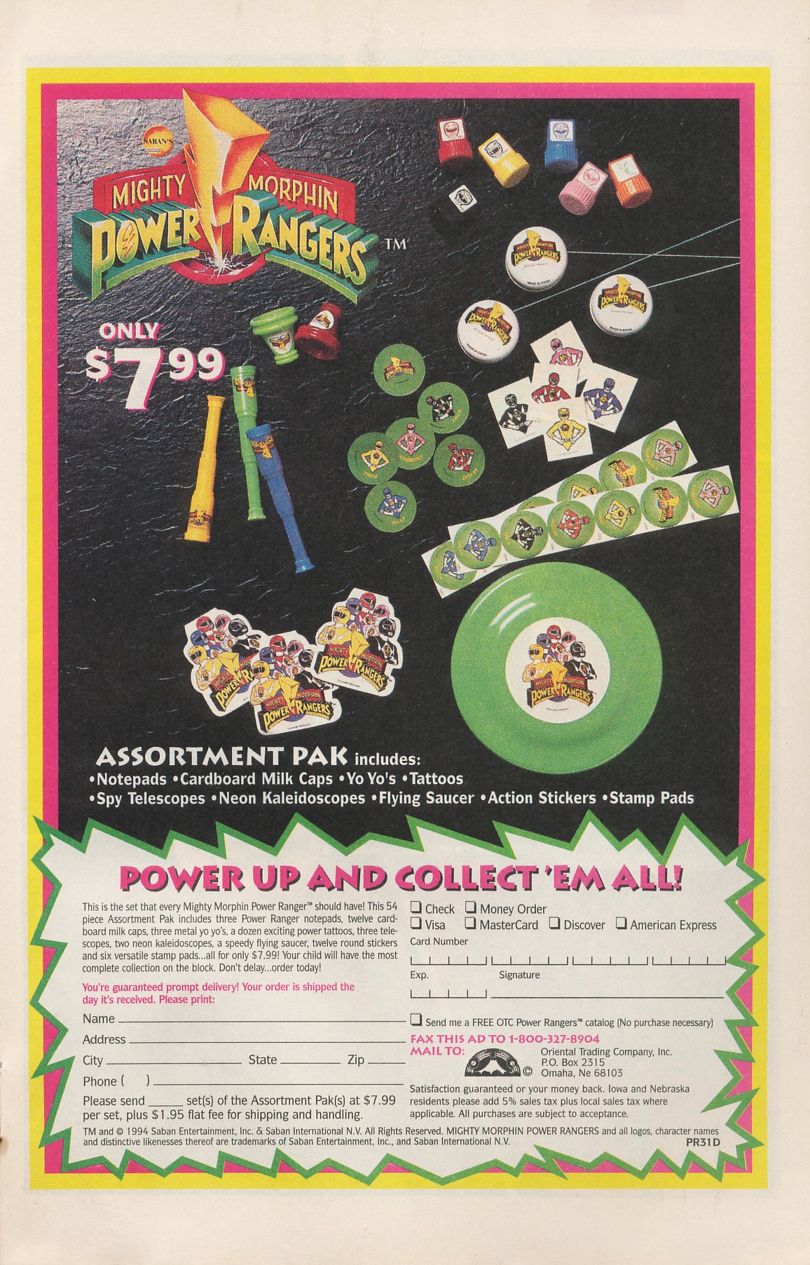 Read online Saban's Mighty Morphin Power Rangers (1994) comic -  Issue #1 - 11
