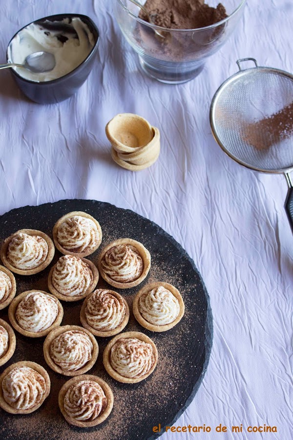 tartaletas de nata (crema de leche)