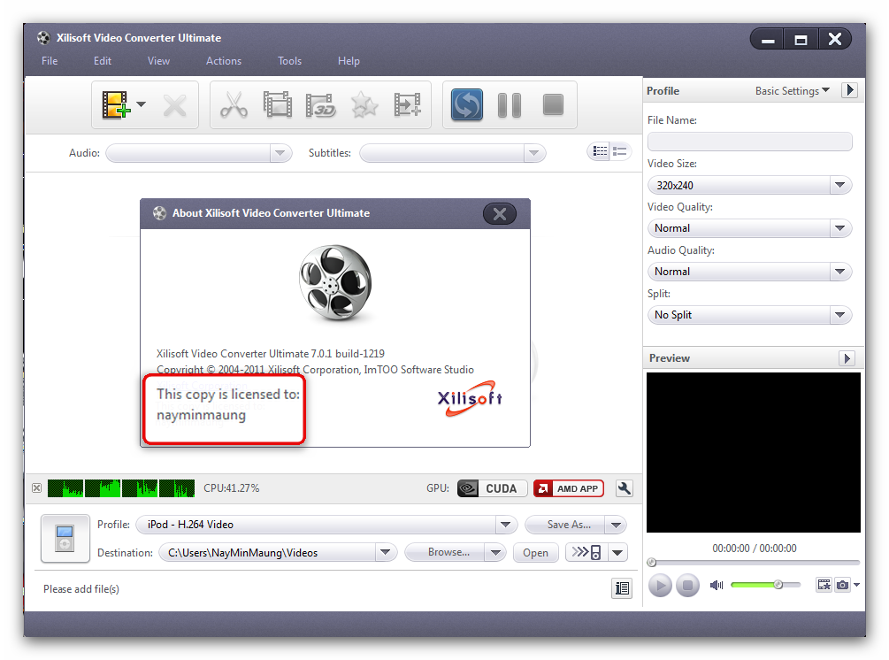 xilisoft video converter ultimate 7.8.19 serial key and setup xilisoft video converter ultimate 7.8.19 serial key and setup