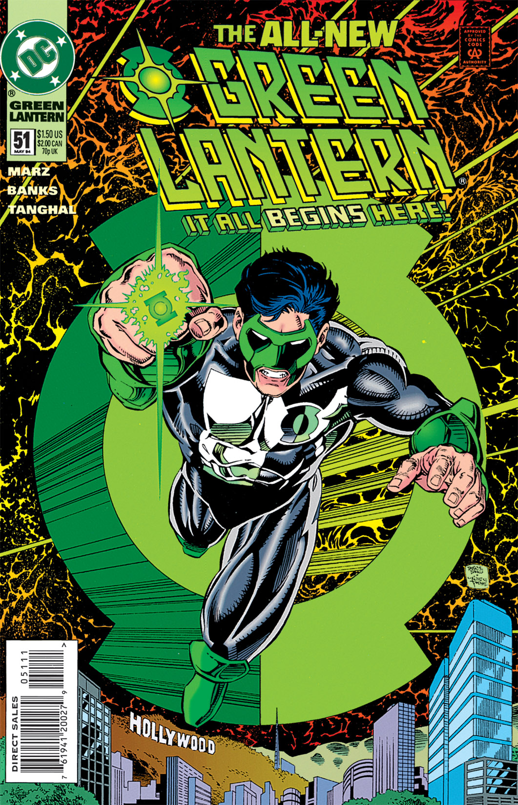 Read online Green Lantern (1990) comic -  Issue #51 - 1