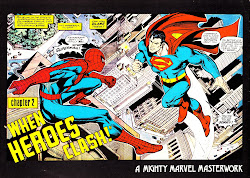 spider superman marvel meets crossover 1976 strip issue annex history super starlogged