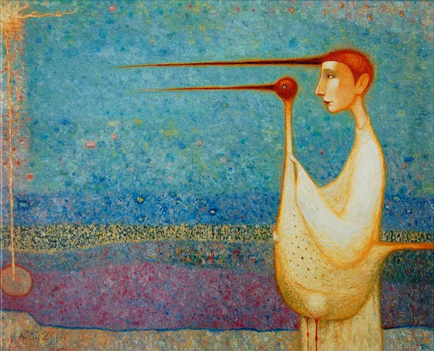 Arunas Zilys 1953 | Lithuanian Mythic Surrealist painter