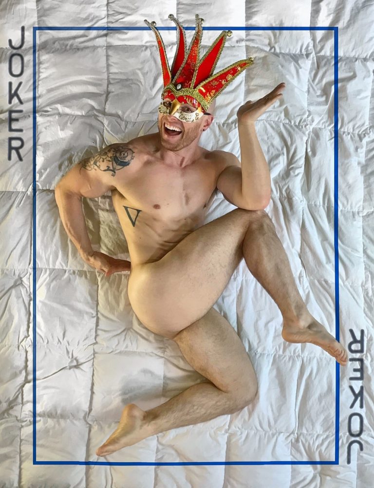 Without clothes, couple recreates playing cards in daring clicks; check out