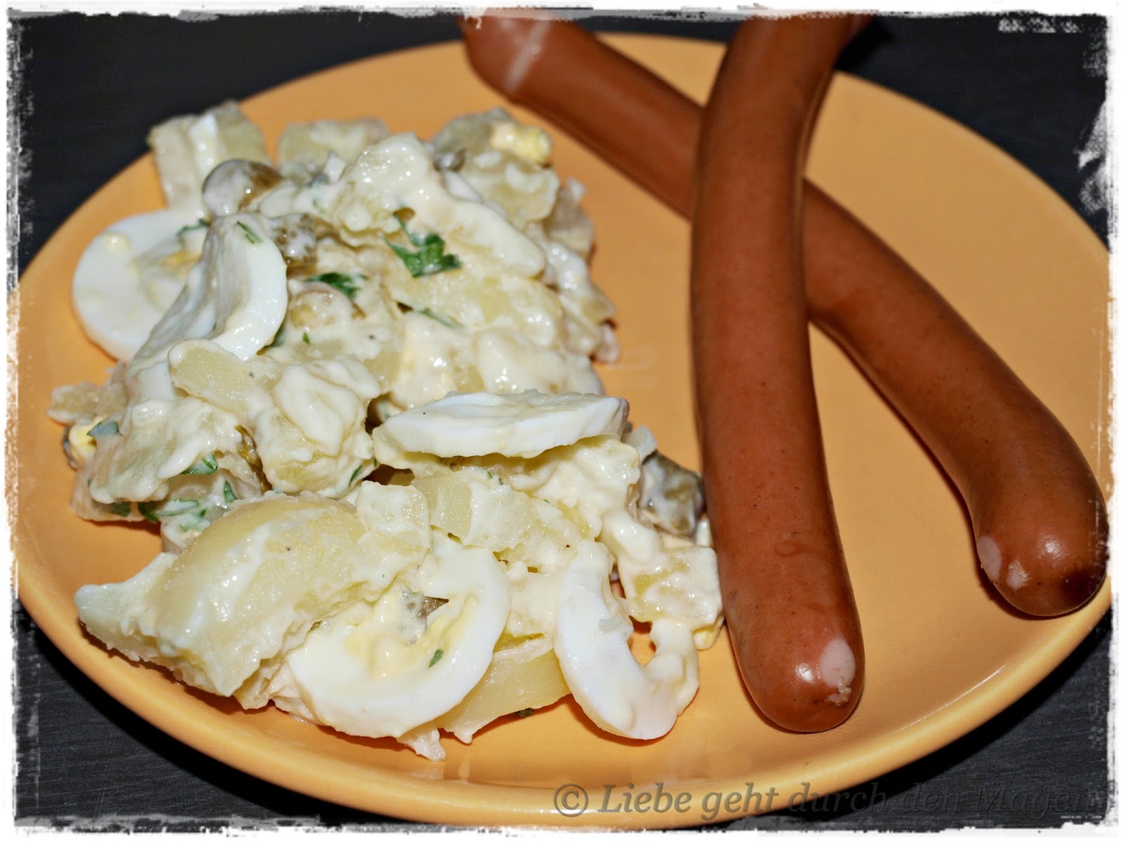Liebe geht durch den Magen: Kartoffelsalat mit Wiener