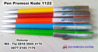 Pulpen Promosi 1122, Pulpen Model unik ballpoint pen, Pen plastik promosi - PP 102, Pulpen PP102 Putar, pen promosi souvenir putar Murah di Tangerang