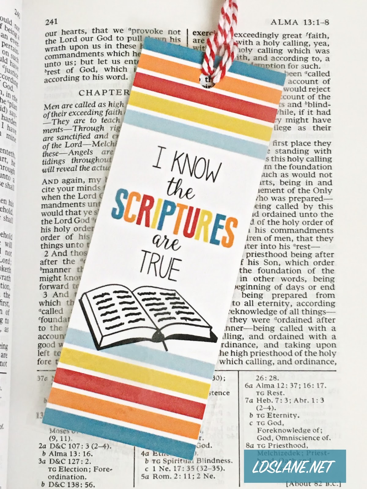 I Know The Scriptures Are True Bookmark Primary 2016 Theme i-know-the-scriptures-are-true-bookmark-primary-2016-theme