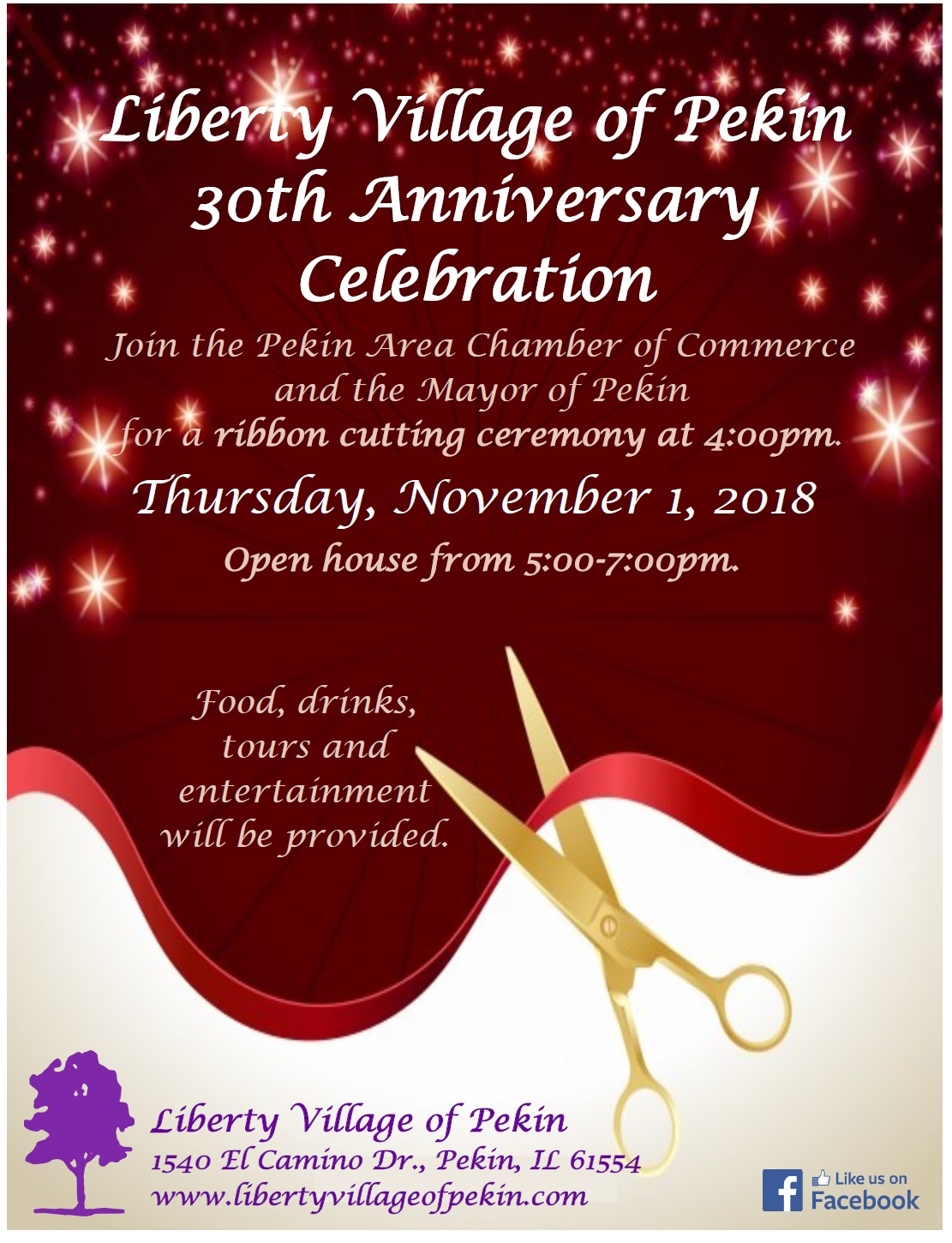 Liberty Village of Pekin 30th Anniversary Celebration