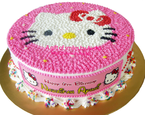 Birthday Cake Hello Kitty Ai-sha Puchong Jaya
