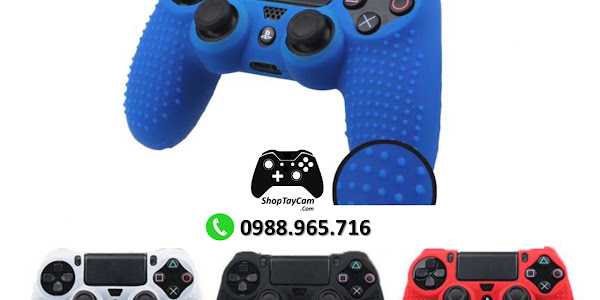 Bao Silicon Tay cầm Chơi Game Sony Dualshock 4 PS4 + Bọc Cần Tối Ưu Chất Lượng CỰC ĐẸP