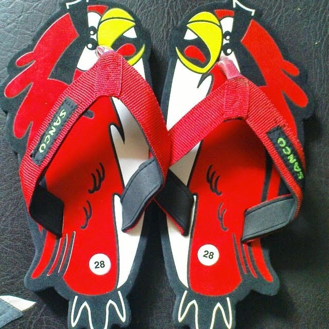 Sandal Sancu Red Bird