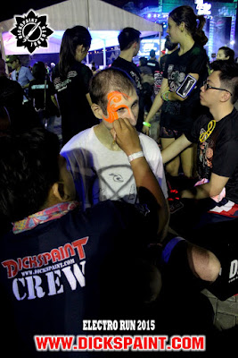 face painting uv glow jakarta