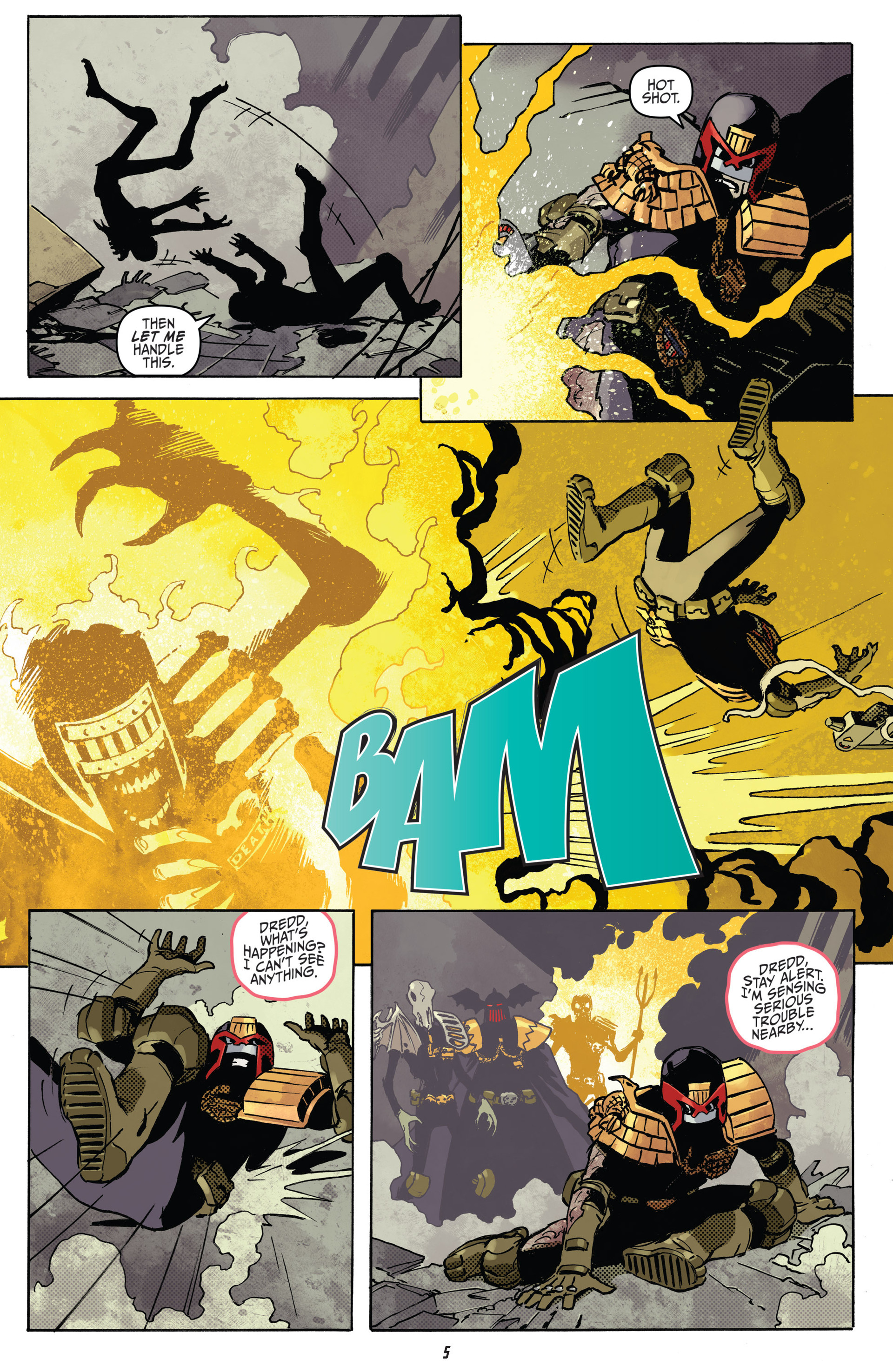 Read online Judge Dredd (2012) comic -  Issue #22 - 7