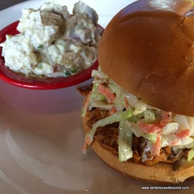 pulled pork sandwich at The Pub at Ghirardelli Square in San Francisco