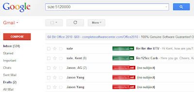 Newz Wall: Find Emails with Large Attachment Using Gmail Size Search